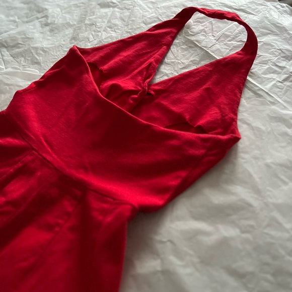 VTG 90s halter romper sz small ‘91 gold buttons 2.5” inseam shorty shorts summer - Picture 7 of 11